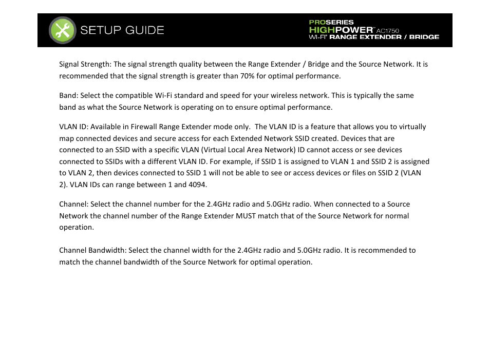 Amped Wireless REB175P - ProSeries High Power AC1750 Wi-Fi Range Extender / Bridge User Manual | Page 47 / 64