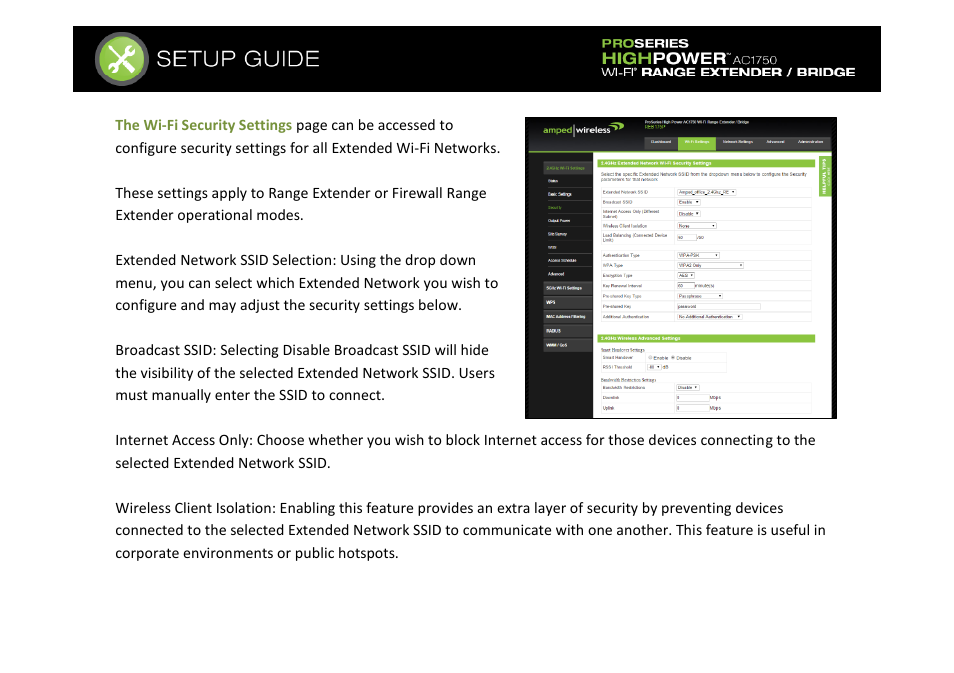 Amped Wireless REB175P - ProSeries High Power AC1750 Wi-Fi Range Extender / Bridge User Manual | Page 48 / 64
