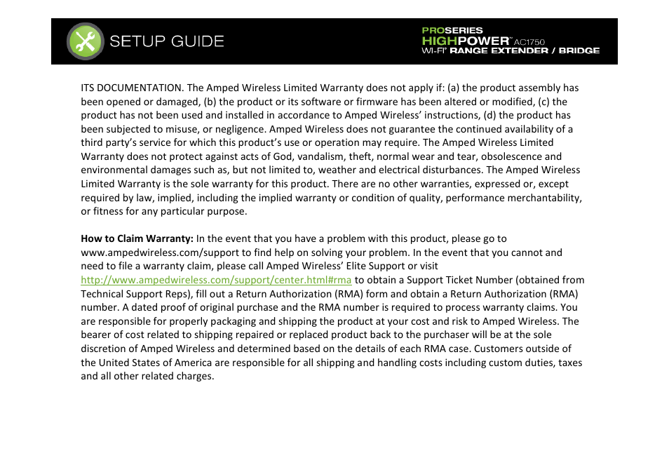 Amped Wireless REB175P - ProSeries High Power AC1750 Wi-Fi Range Extender / Bridge User Manual | Page 53 / 64