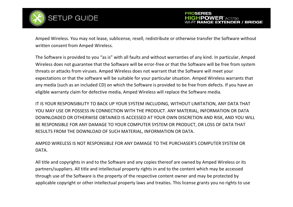 Amped Wireless REB175P - ProSeries High Power AC1750 Wi-Fi Range Extender / Bridge User Manual | Page 58 / 64
