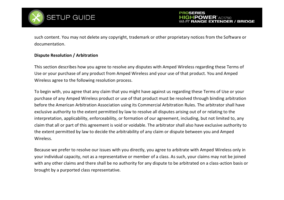 Amped Wireless REB175P - ProSeries High Power AC1750 Wi-Fi Range Extender / Bridge User Manual | Page 59 / 64