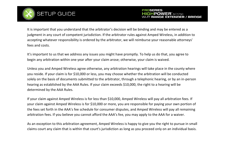 Amped Wireless REB175P - ProSeries High Power AC1750 Wi-Fi Range Extender / Bridge User Manual | Page 60 / 64