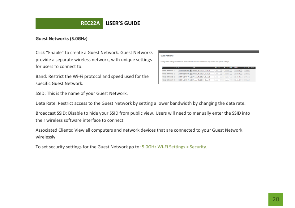 Amped Wireless REC22A - High Power AC1200 Plug-In Wi-Fi Range Extender User Manual | Page 21 / 86