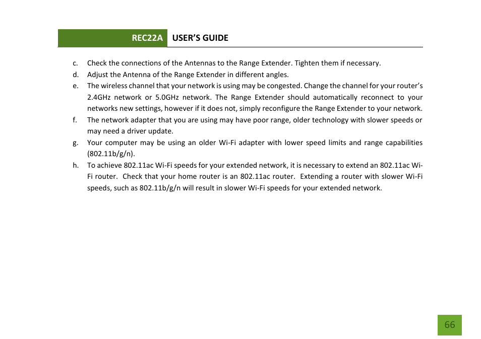 Amped Wireless REC22A - High Power AC1200 Plug-In Wi-Fi Range Extender User Manual | Page 67 / 86