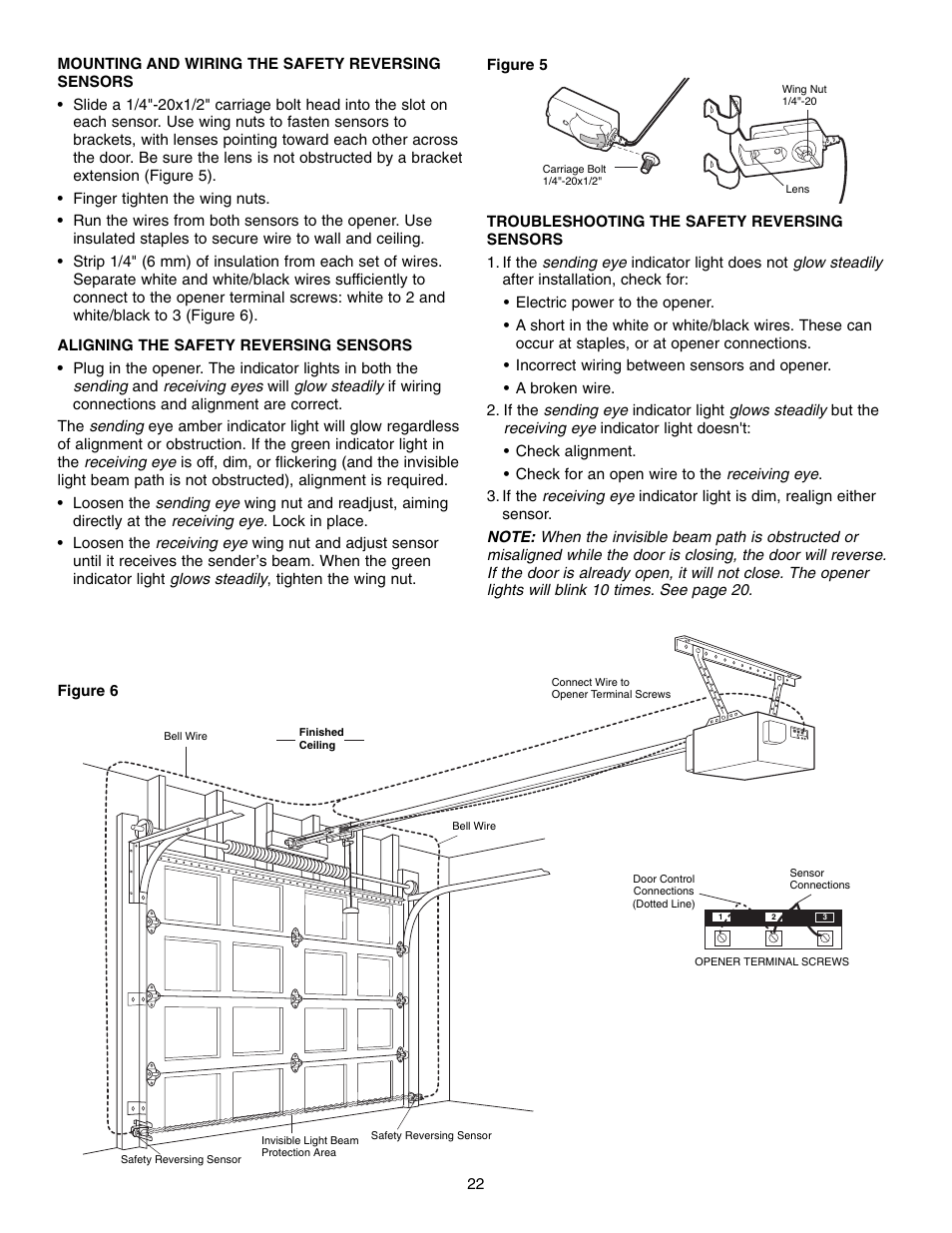 Chamberlain CG40D 1/2 HP User Manual | Page 22 / 40