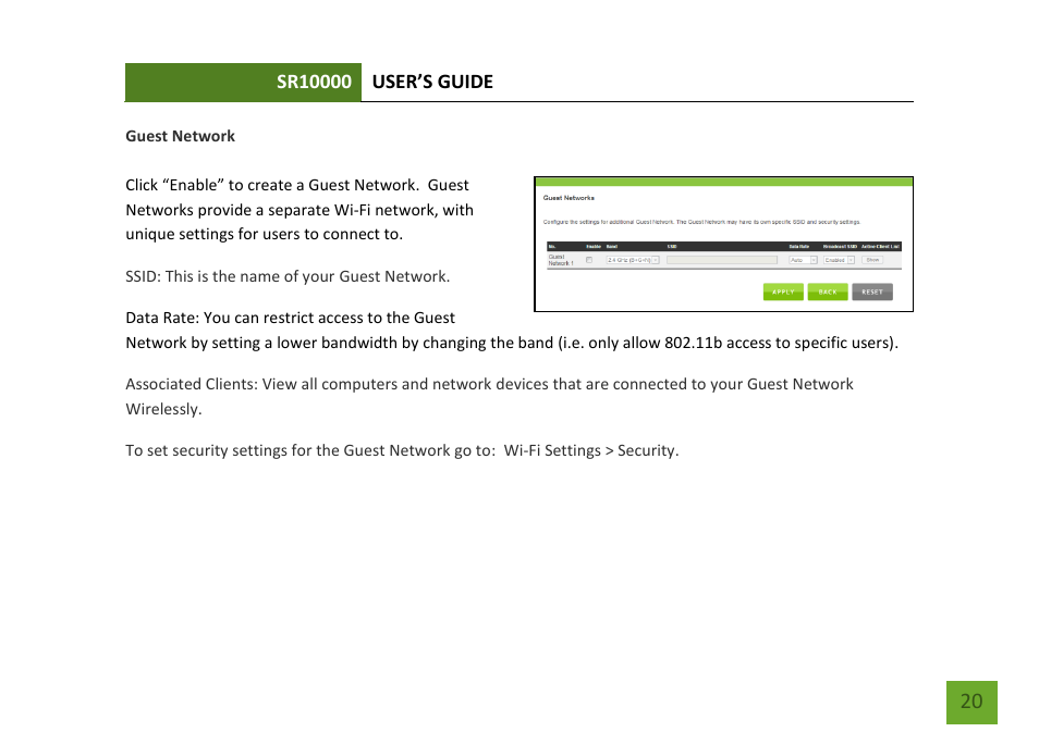 Amped Wireless SR10000 - High Power Wireless-N 600mW Range Extender User Manual | Page 21 / 59