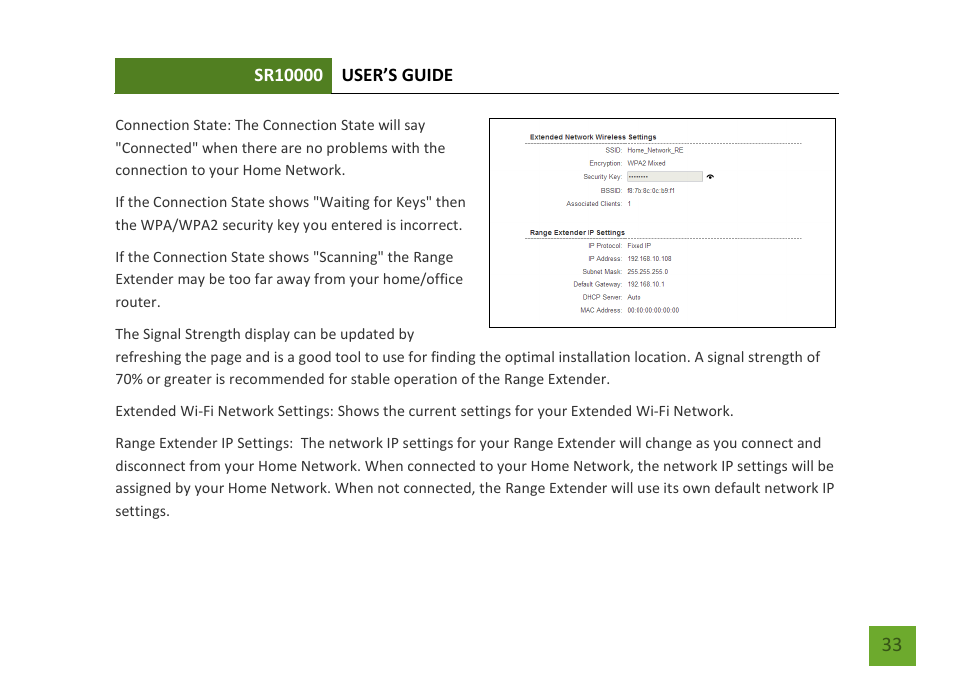 Amped Wireless SR10000 - High Power Wireless-N 600mW Range Extender User Manual | Page 34 / 59