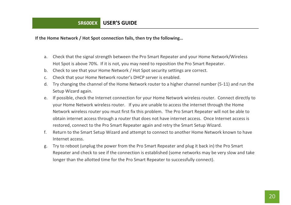 Amped Wireless SR600EX - High Power Wireless-N 600mW Pro Range Extender User Manual | Page 21 / 59