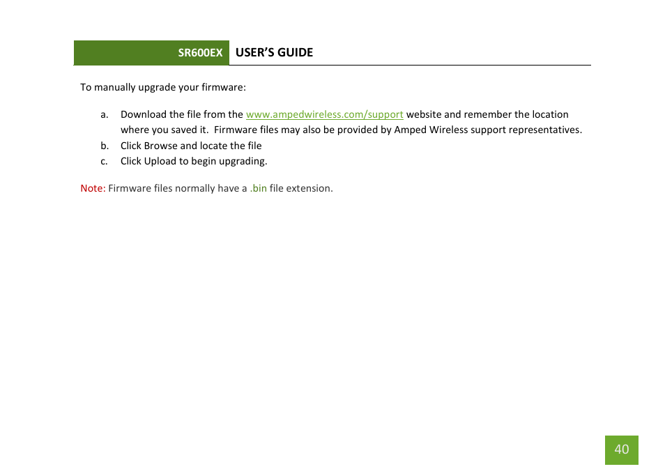 Amped Wireless SR600EX - High Power Wireless-N 600mW Pro Range Extender User Manual | Page 41 / 59