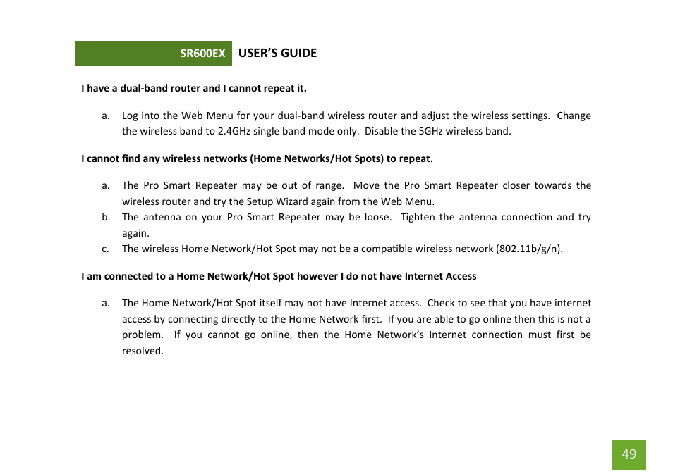 Amped Wireless SR600EX - High Power Wireless-N 600mW Pro Range Extender User Manual | Page 50 / 59