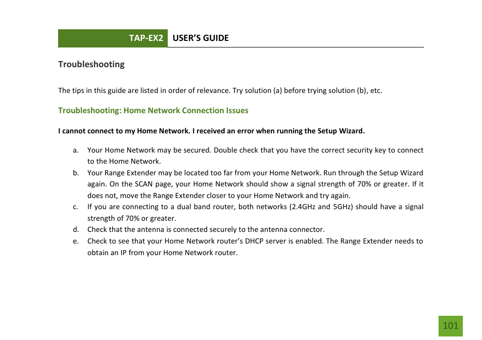 Amped Wireless TAP-EX2 - High Power Touch Screen AC750 Wi-Fi Range Extender User Manual | Page 102 / 134