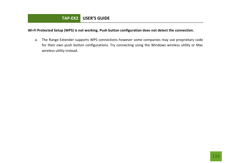 Amped Wireless TAP-EX2 - High Power Touch Screen AC750 Wi-Fi Range Extender User Manual | Page 117 / 134