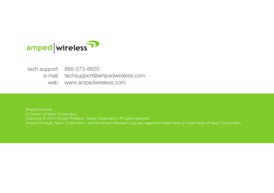 Amped Wireless TAP-EX2 - High Power Touch Screen AC750 Wi-Fi Range Extender User Manual | Page 134 / 134