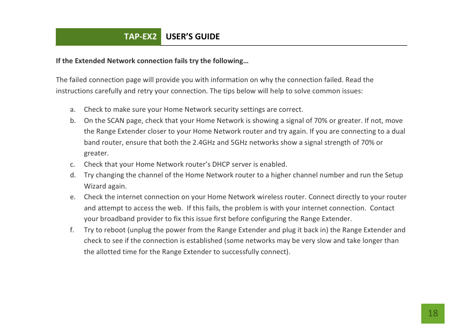 Amped Wireless TAP-EX2 - High Power Touch Screen AC750 Wi-Fi Range Extender User Manual | Page 19 / 134