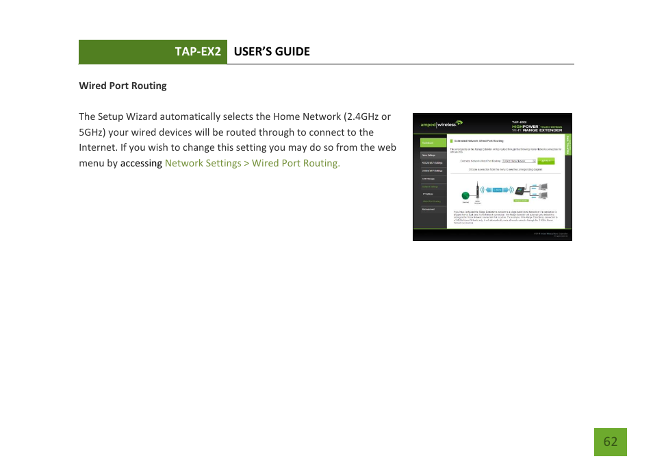 Amped Wireless TAP-EX2 - High Power Touch Screen AC750 Wi-Fi Range Extender User Manual | Page 63 / 134