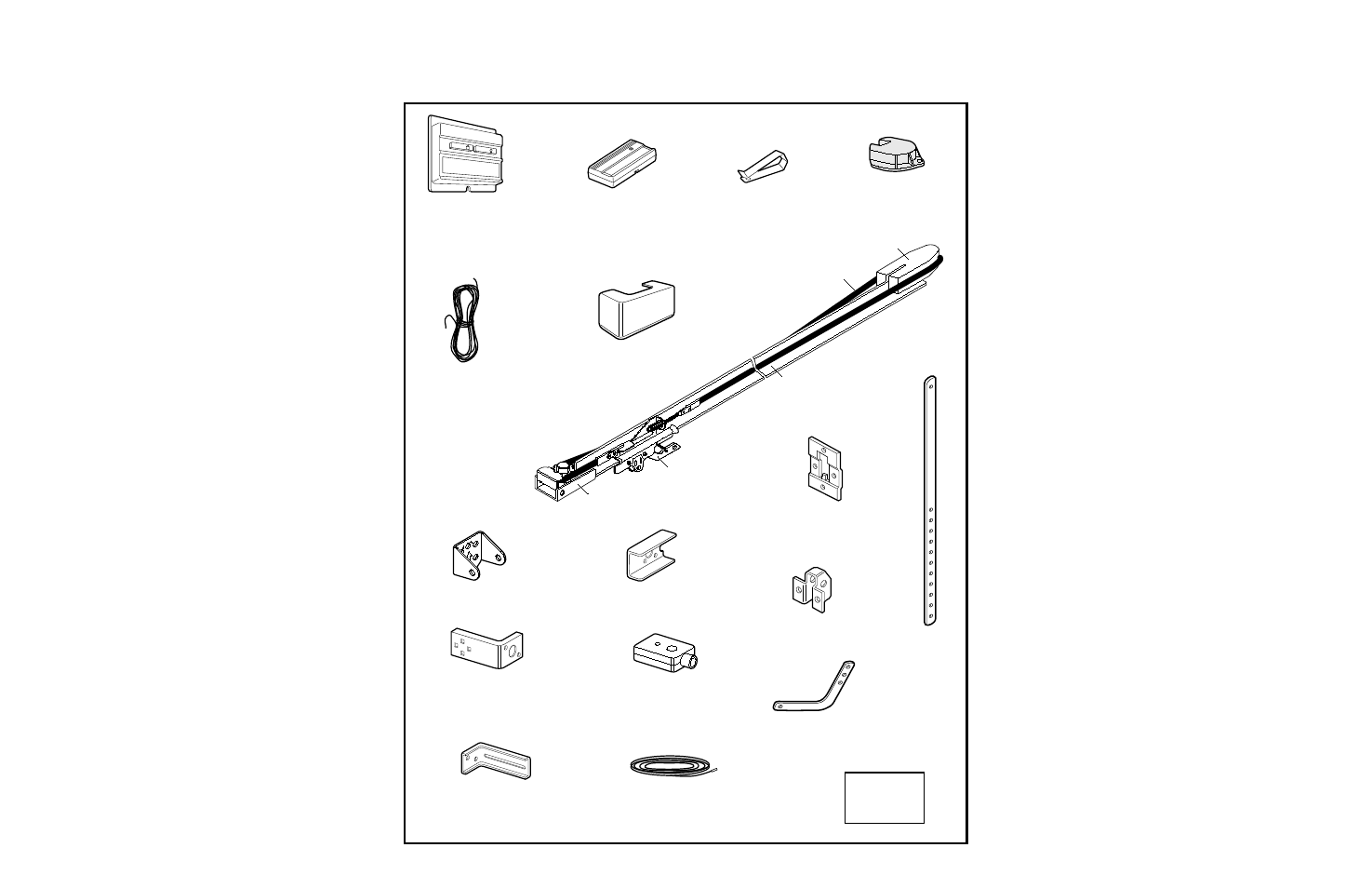 Carton inventory | Chamberlain 1280 - 1/2 HP User Manual | Page 5 / 36