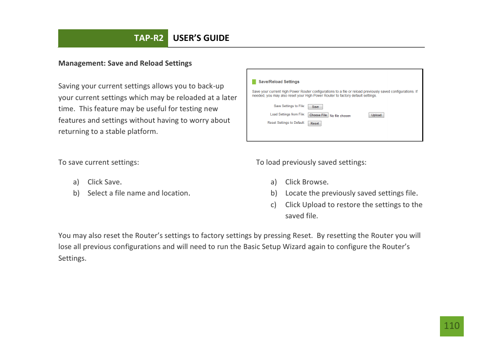 Amped Wireless TAP-R2 - High Power Touch Screen AC750 Wi-Fi Router User Manual | Page 111 / 149