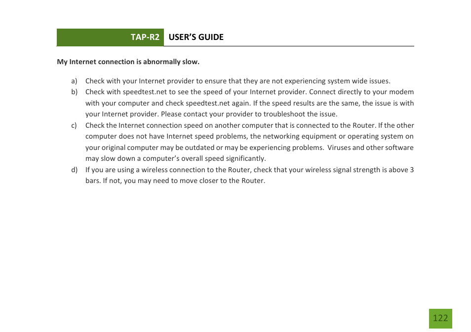 Amped Wireless TAP-R2 - High Power Touch Screen AC750 Wi-Fi Router User Manual | Page 123 / 149