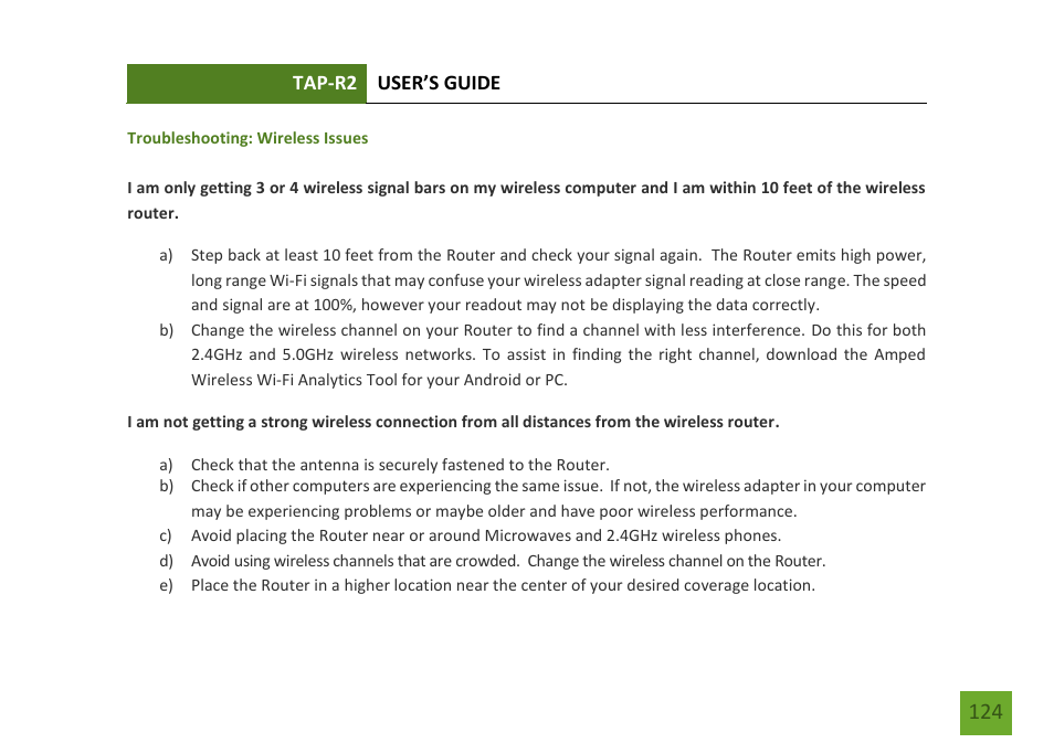 Amped Wireless TAP-R2 - High Power Touch Screen AC750 Wi-Fi Router User Manual | Page 125 / 149