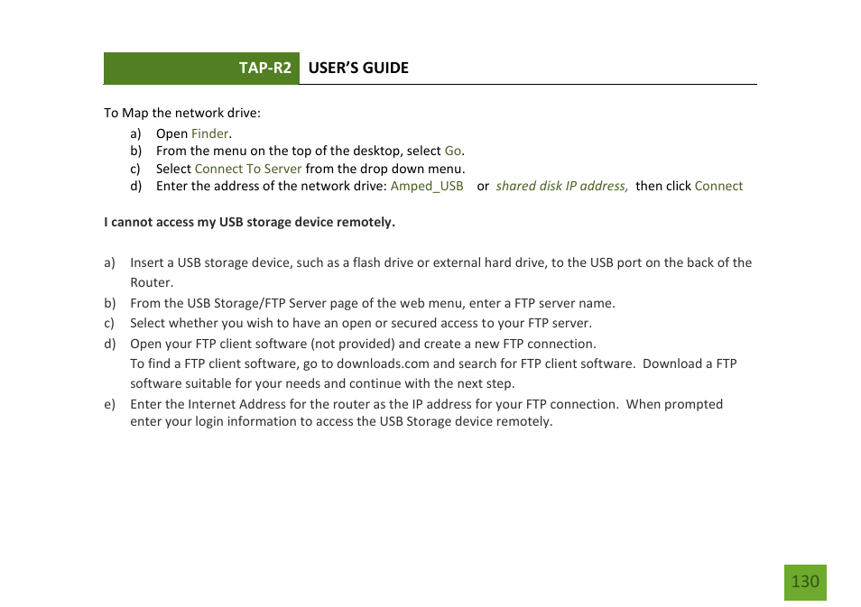 Amped Wireless TAP-R2 - High Power Touch Screen AC750 Wi-Fi Router User Manual | Page 131 / 149