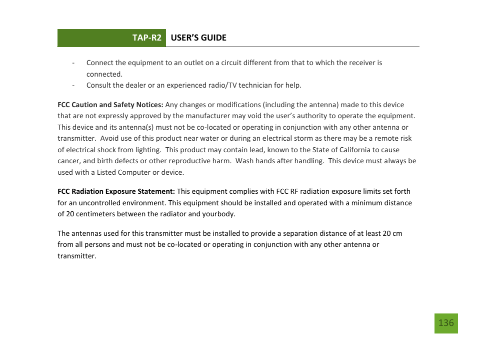 Amped Wireless TAP-R2 - High Power Touch Screen AC750 Wi-Fi Router User Manual | Page 137 / 149
