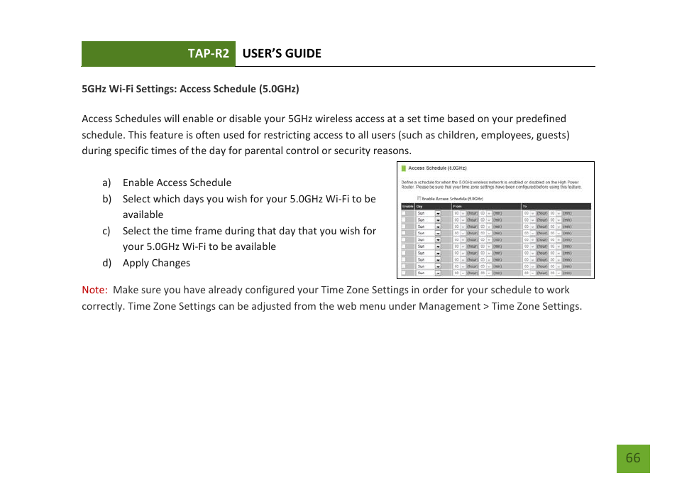 Amped Wireless TAP-R2 - High Power Touch Screen AC750 Wi-Fi Router User Manual | Page 67 / 149