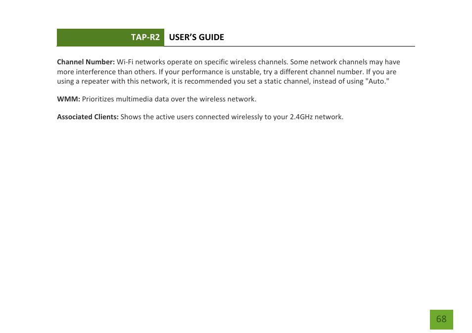 Amped Wireless TAP-R2 - High Power Touch Screen AC750 Wi-Fi Router User Manual | Page 69 / 149