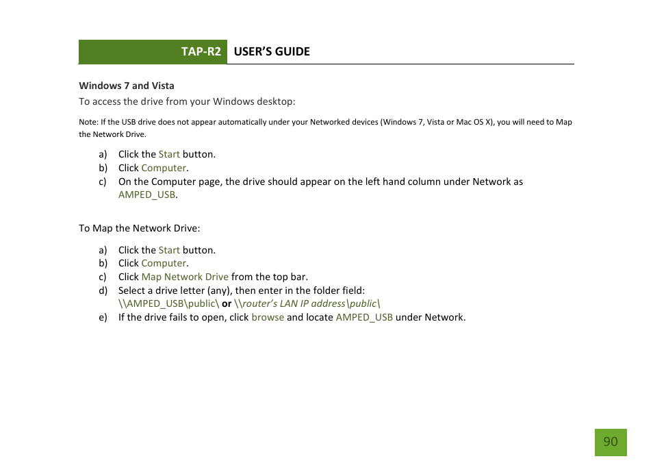 Tap-r2 user’s guide | Amped Wireless TAP-R2 - High Power Touch Screen AC750 Wi-Fi Router User Manual | Page 91 / 149