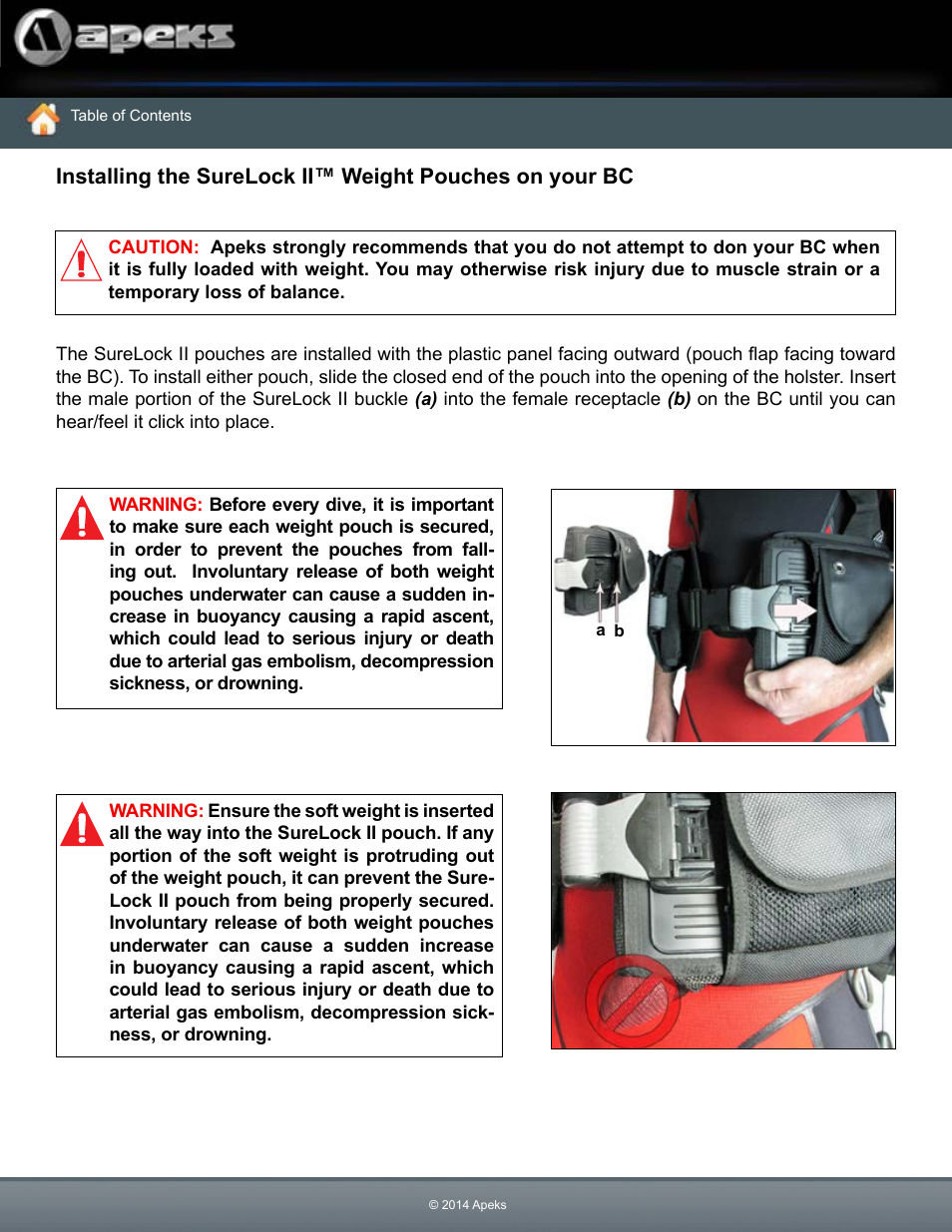 Aqua Lung Black Ice BC User Manual | Page 27 / 37