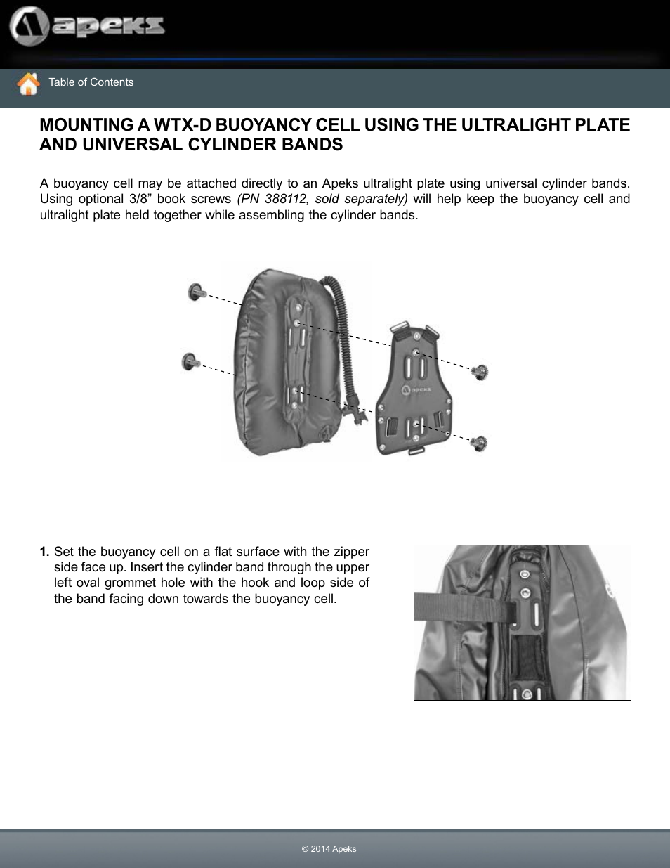 Aqua Lung WTX-D Buoyancy System User Manual | Page 14 / 42
