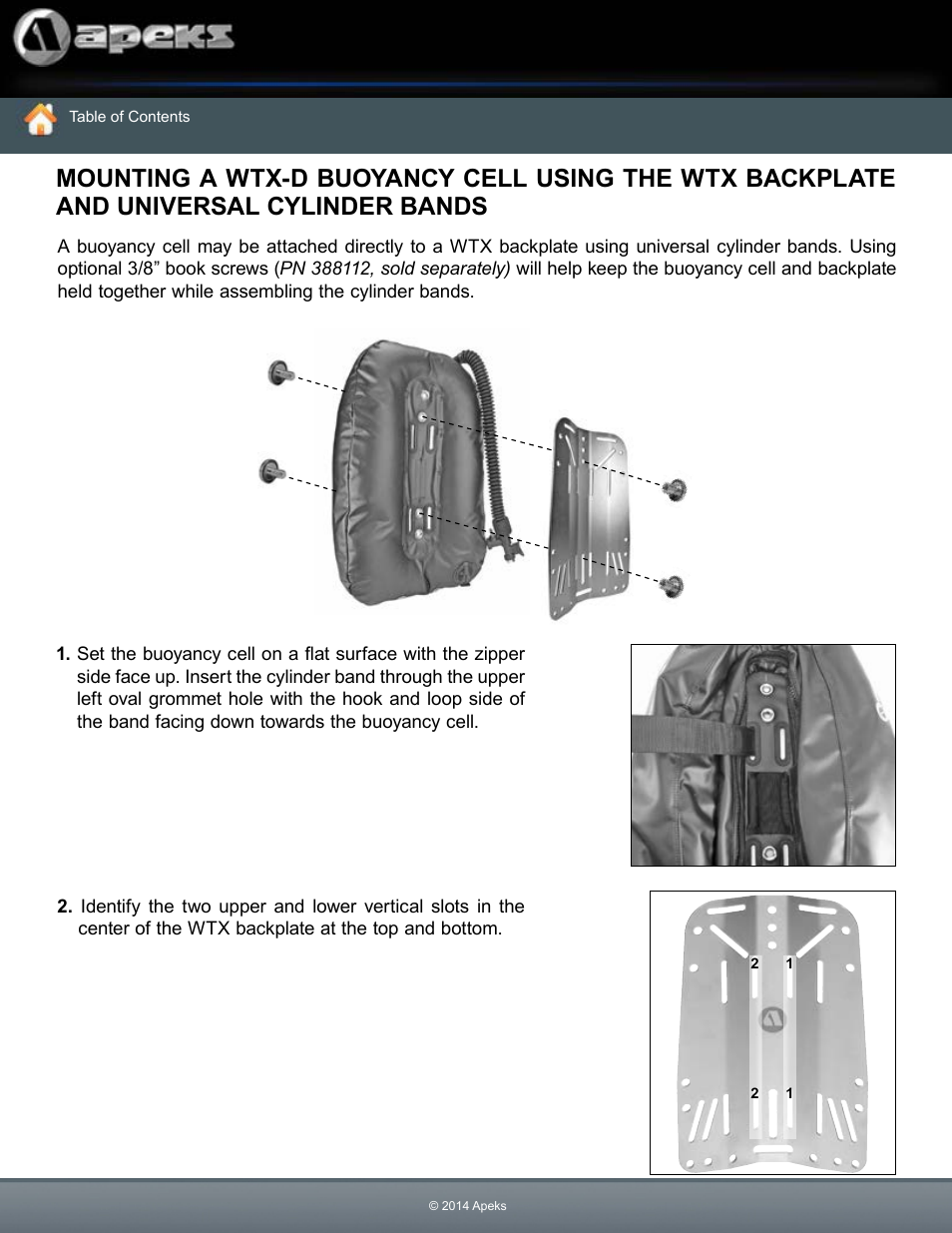 Aqua Lung WTX-D Buoyancy System User Manual | Page 16 / 42