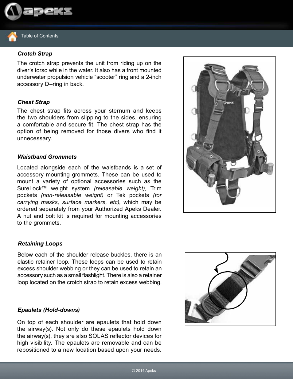 Aqua Lung WTX-D Buoyancy System User Manual | Page 7 / 42