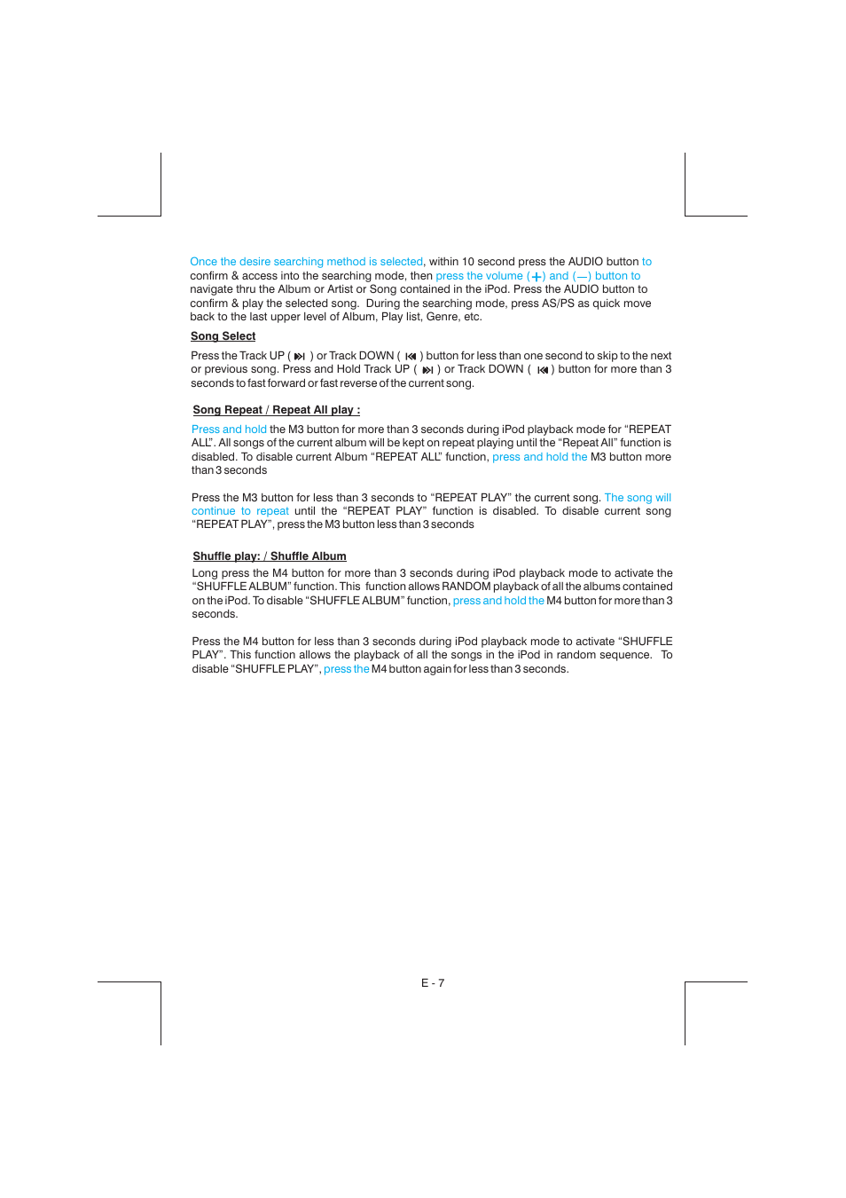 Aquatic AV AQ-IP-3B User Manual | Page 8 / 22