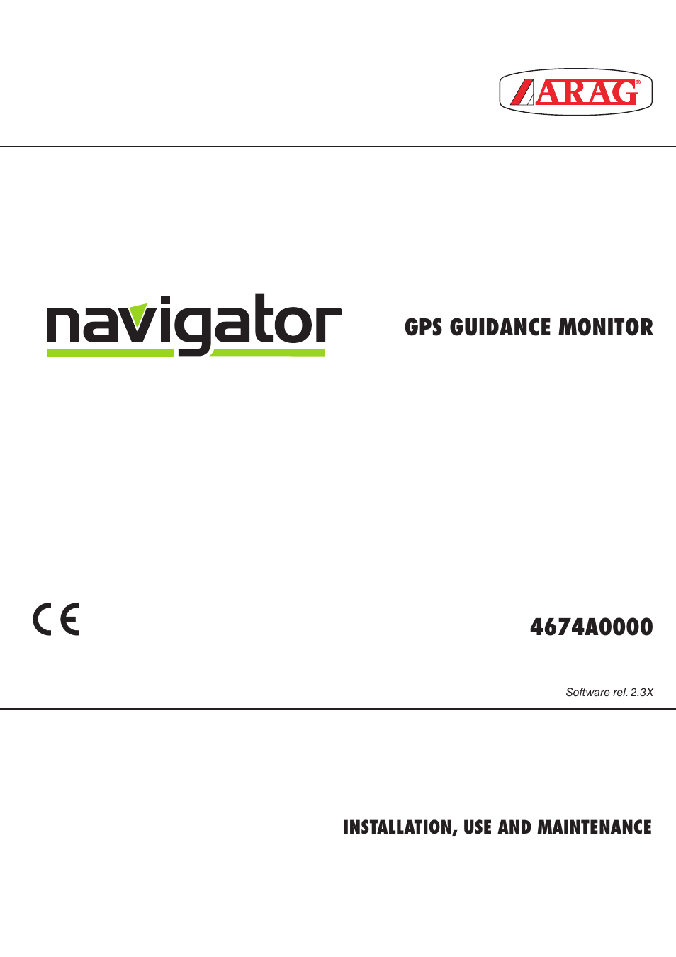 ARAG Navigator LT User Manual | 68 pages