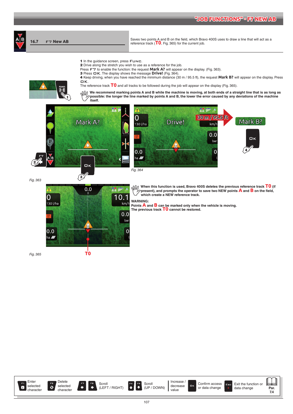 7 f7 new ab, New ab | ARAG Bravo 400S Seletron User Manual | Page 107 / 120