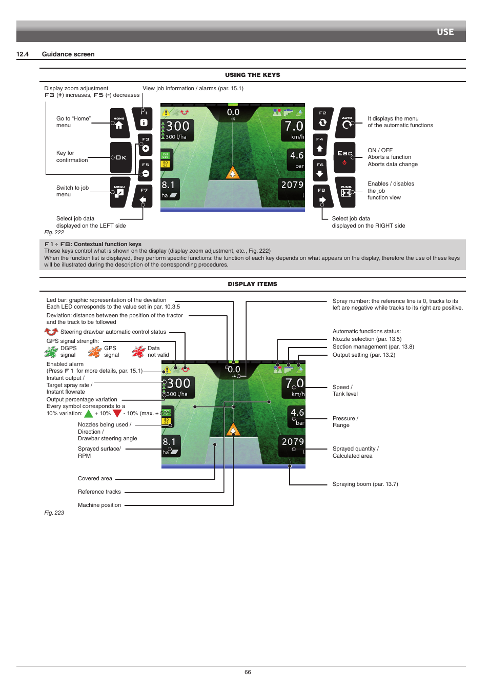 4 guidance screen | ARAG Bravo 400S Seletron User Manual | Page 66 / 120