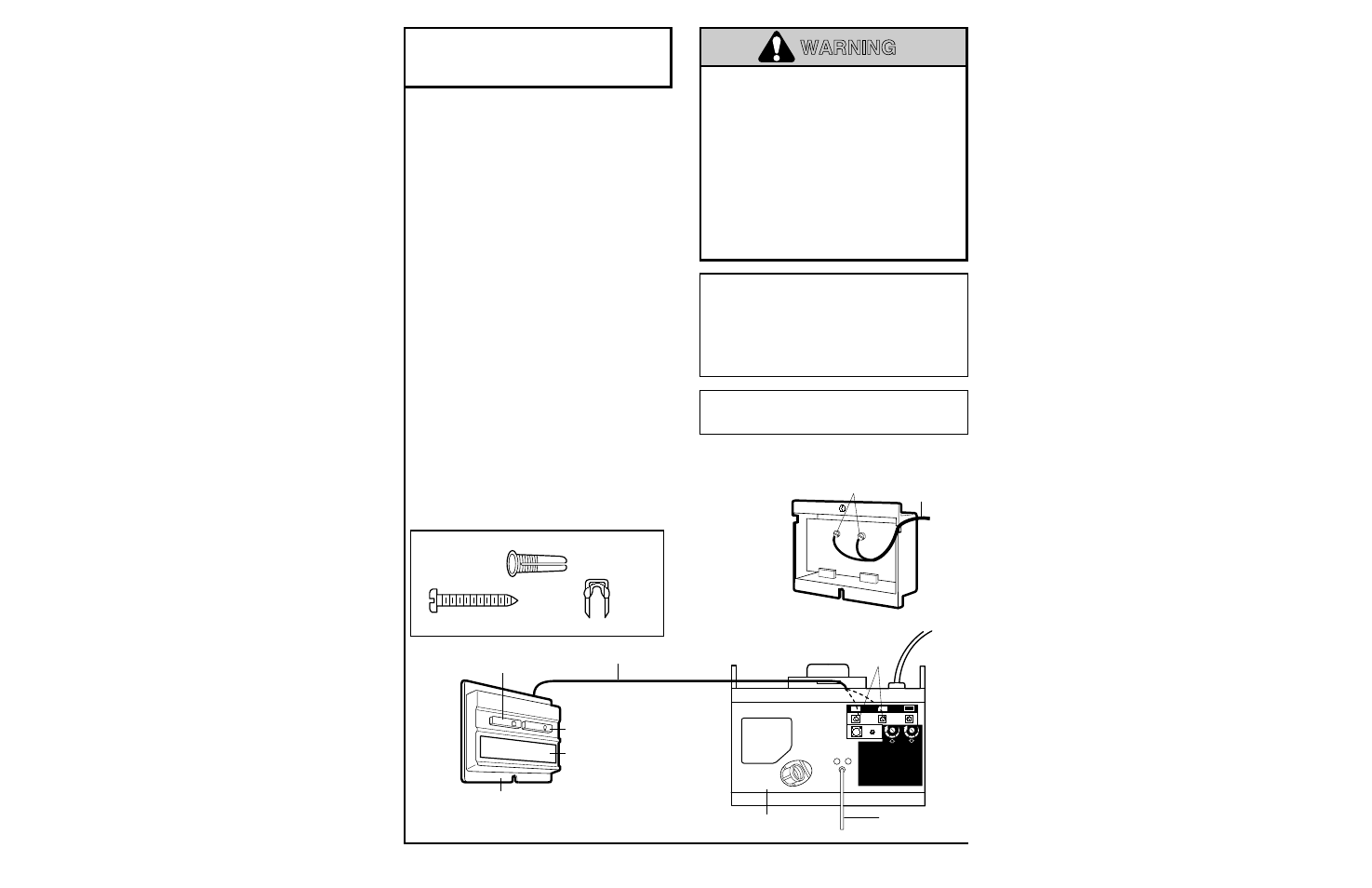 6) install the door control, Warning, Installation step 6 | Install the door control | Chamberlain 5100-2K User Manual | Page 18 / 40