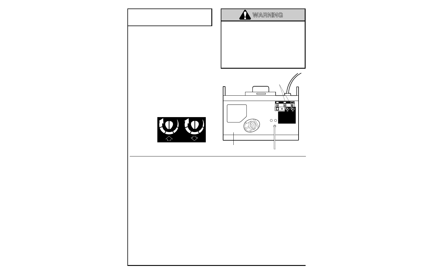 2) adjust the force, Warning, Adjustment step 2 | Adjust the force, How and when to adjust the forces | Chamberlain 5100-2K User Manual | Page 29 / 40