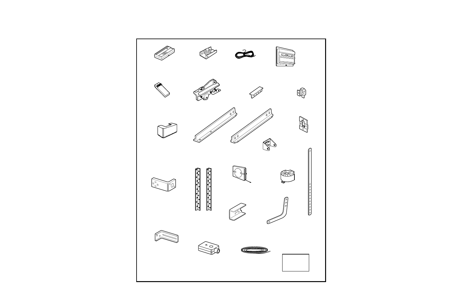 Carton inventory | Chamberlain 5100-2K User Manual | Page 6 / 40