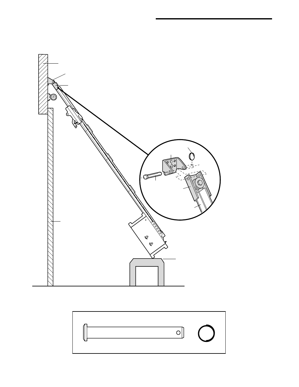 Attach t-rail to header bracket, Installation step 3, Attach the t-rail to the header bracket | Chamberlain POWER DRIVE PD600 User Manual | Page 15 / 40
