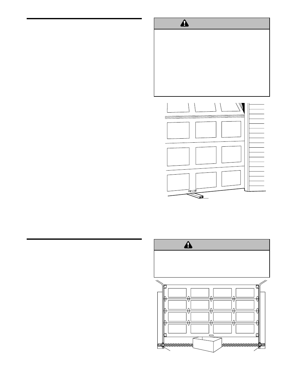 Test protector system, Test safety reverse system, Warning | Adjustment step 3, Adjustment step 4 | Chamberlain POWER DRIVE PD600 User Manual | Page 30 / 40