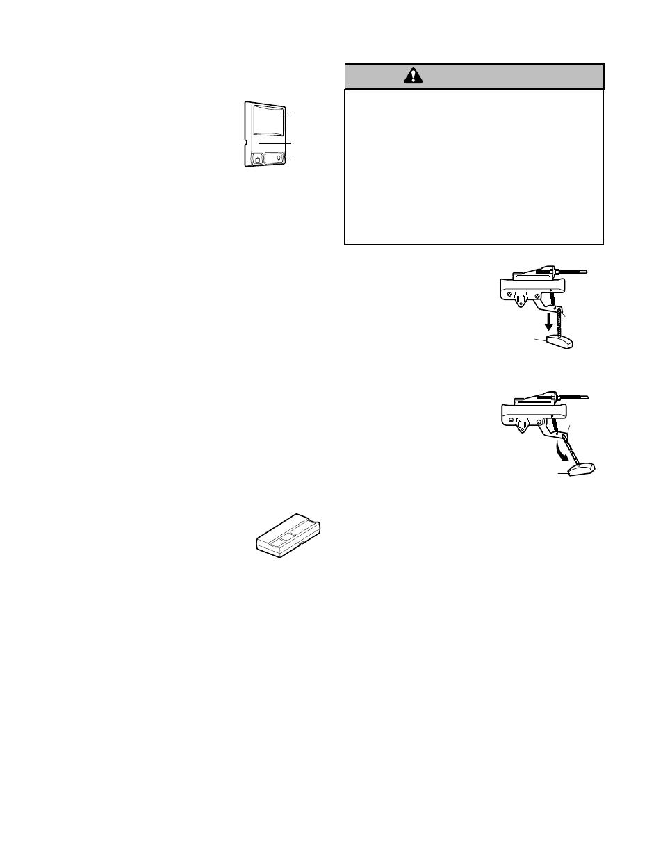 Warning, Using the wall-mounted door control | Chamberlain POWER DRIVE PD600 User Manual | Page 32 / 40