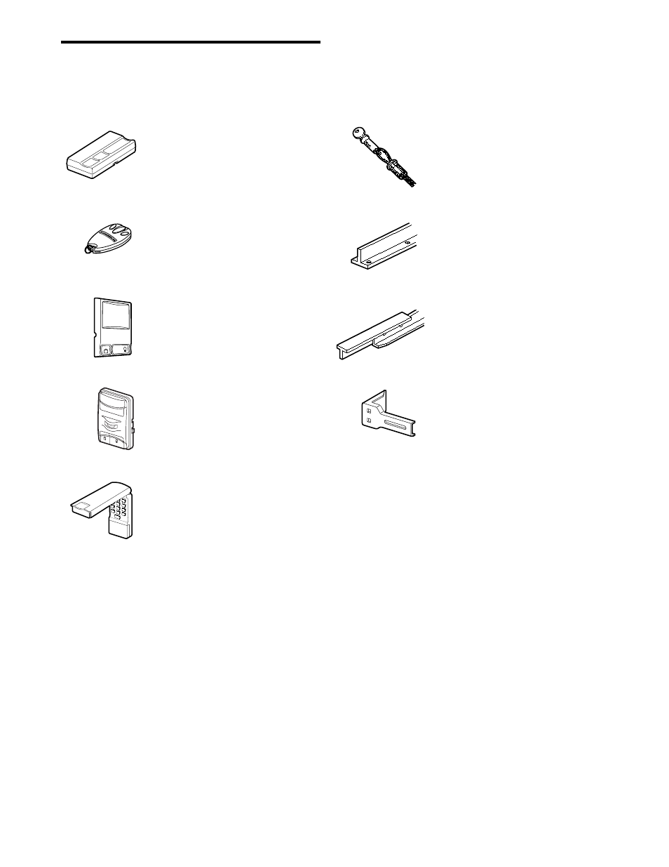 Accessories | Chamberlain POWER DRIVE PD600 User Manual | Page 39 / 40