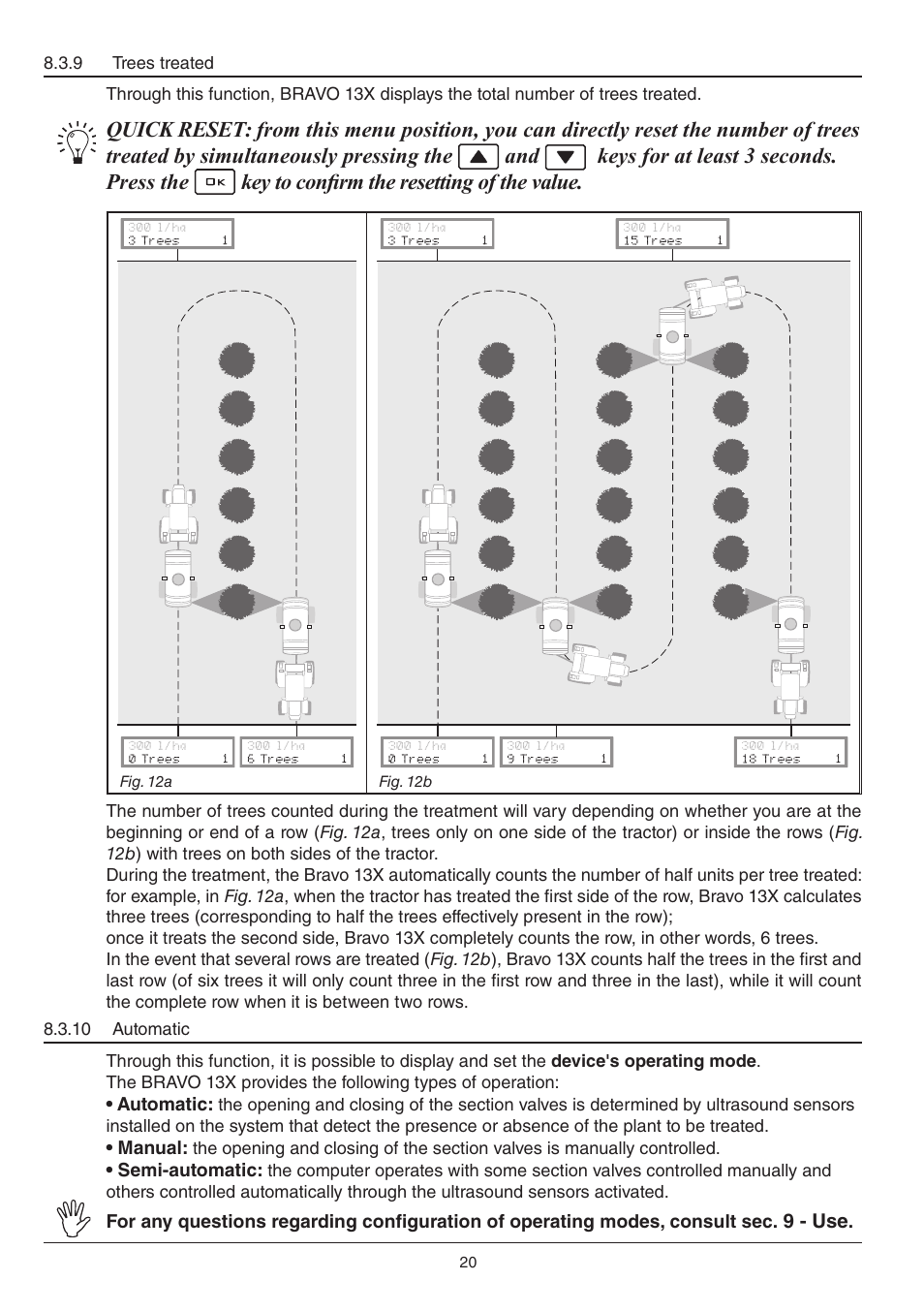 ARAG BRAVO130 User Manual | Page 20 / 32