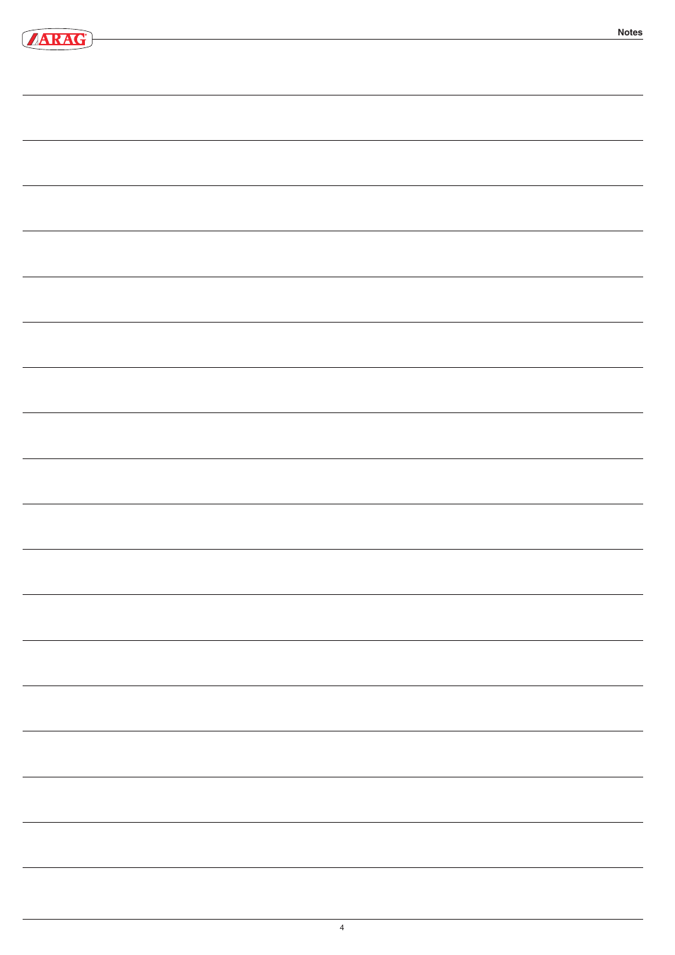 ARAG GCS 3200 User Manual | Page 4 / 48