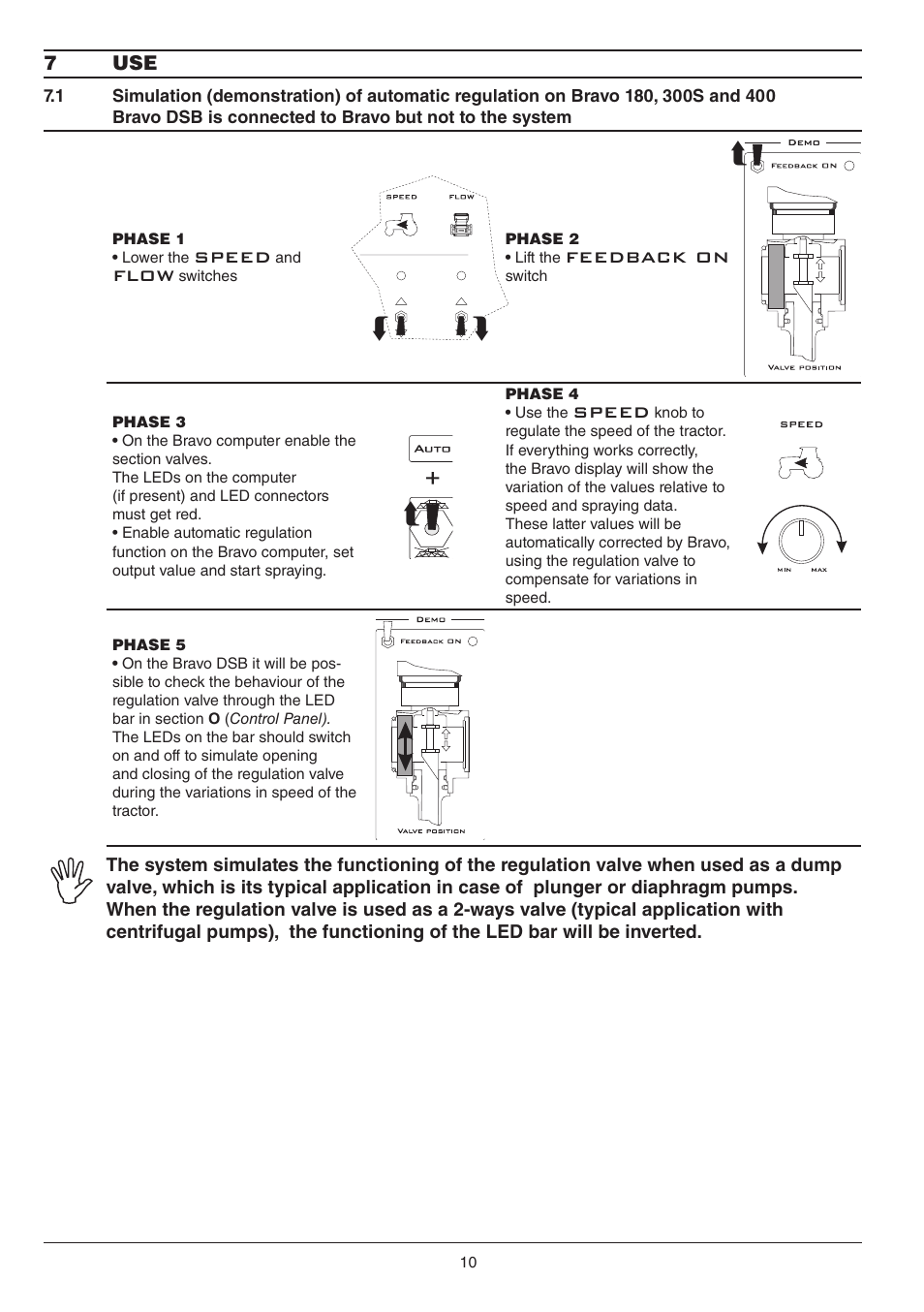 ARAG BRAVO DSB User Manual | Page 10 / 16