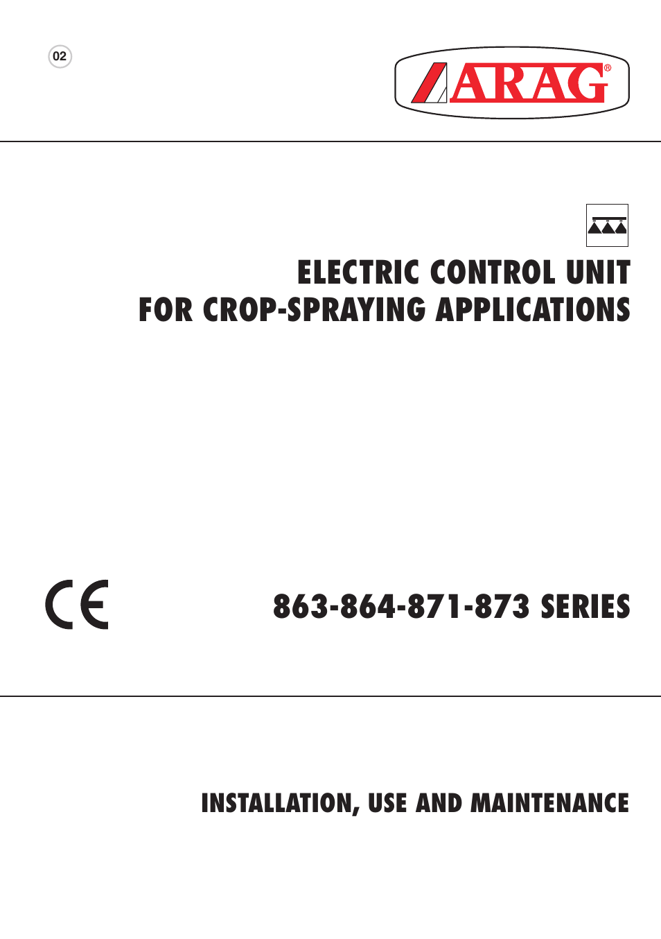 ARAG Electriccontrol unit for crop-spraing application 871 User Manual | 32 pages