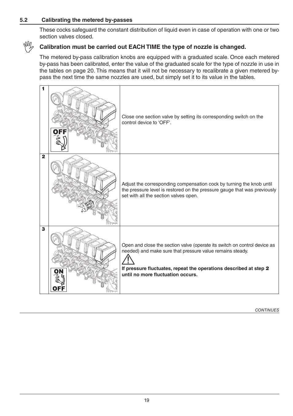 ARAG Electriccontrol unit for crop-spraing application 871 User Manual | Page 19 / 32