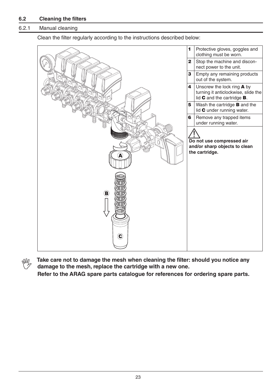 ARAG Electriccontrol unit for crop-spraing application 871 User Manual | Page 23 / 32