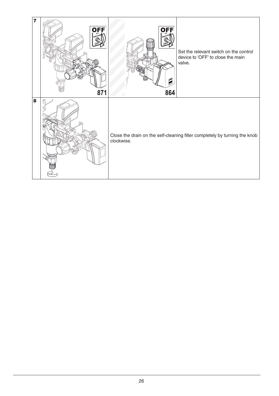 ARAG Electriccontrol unit for crop-spraing application 871 User Manual | Page 26 / 32